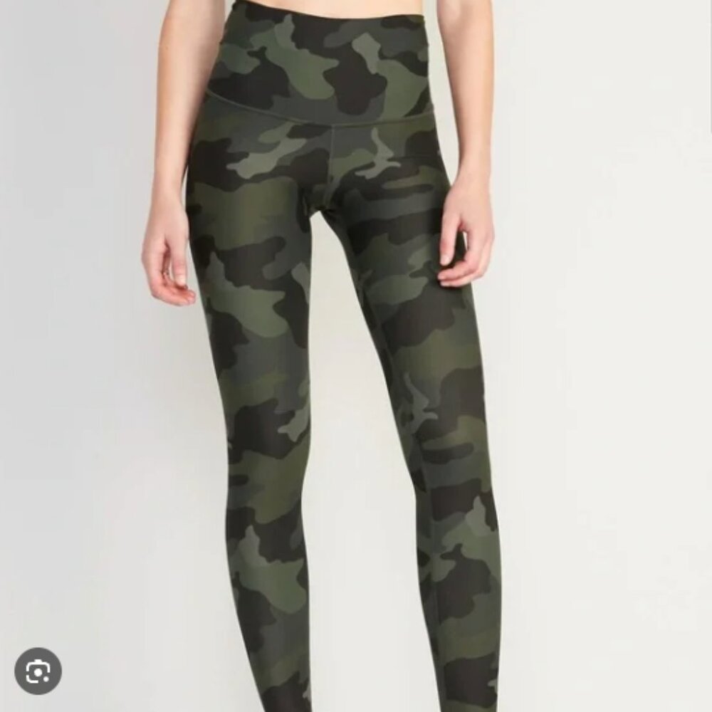 SOLD: Old Navy High-Waisted PowerSoft Full-Length Pocket Leggings XL - Picture 3 of 8